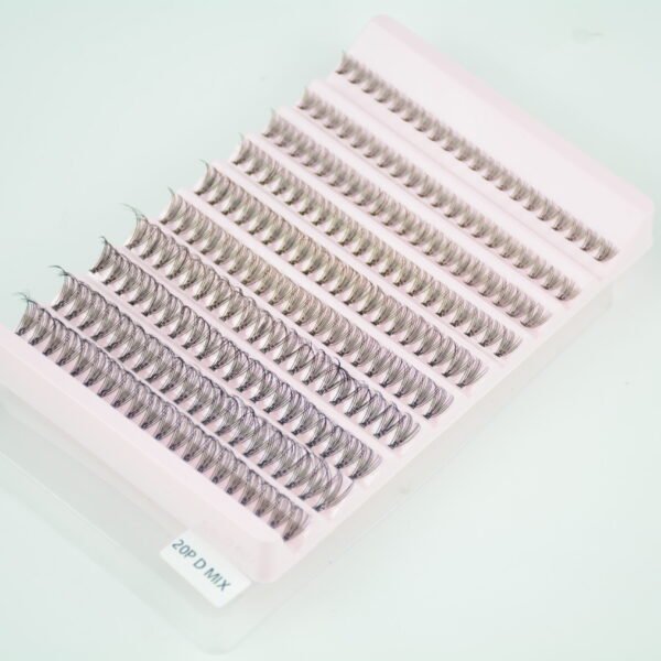 Alternative view of Curl Lash Clusters