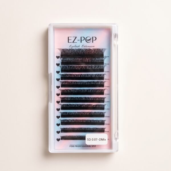 EZPOP 5DW eyelash extension 0.07Dmix length (2)