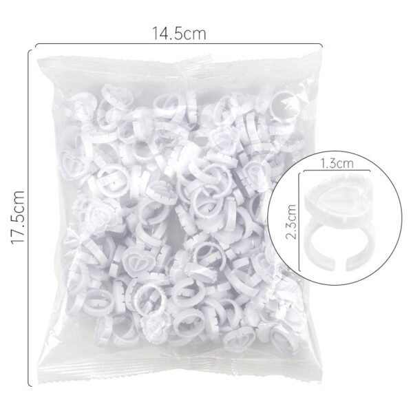 Heart-Shaped Disposable Glue Rings - Image 7