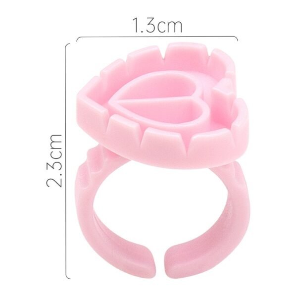 Heart-Shaped Disposable Glue Rings - Image 4