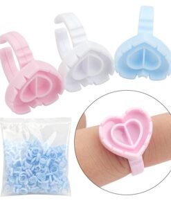 Alternative view of Heart-Shaped Disposable Glue Rings