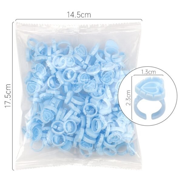 Heart-Shaped Disposable Glue Rings - Image 5