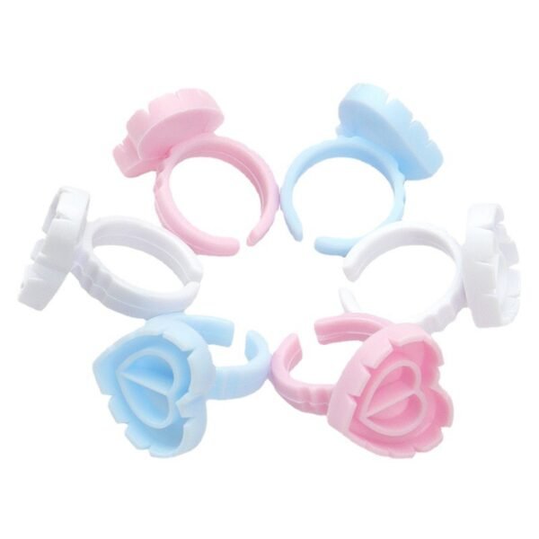 Heart-Shaped Disposable Glue Rings - Image 3