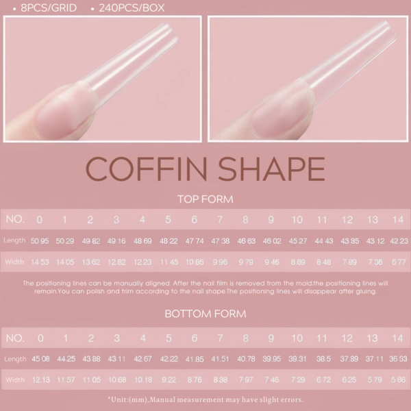 Sandwich Nail Dual Forms