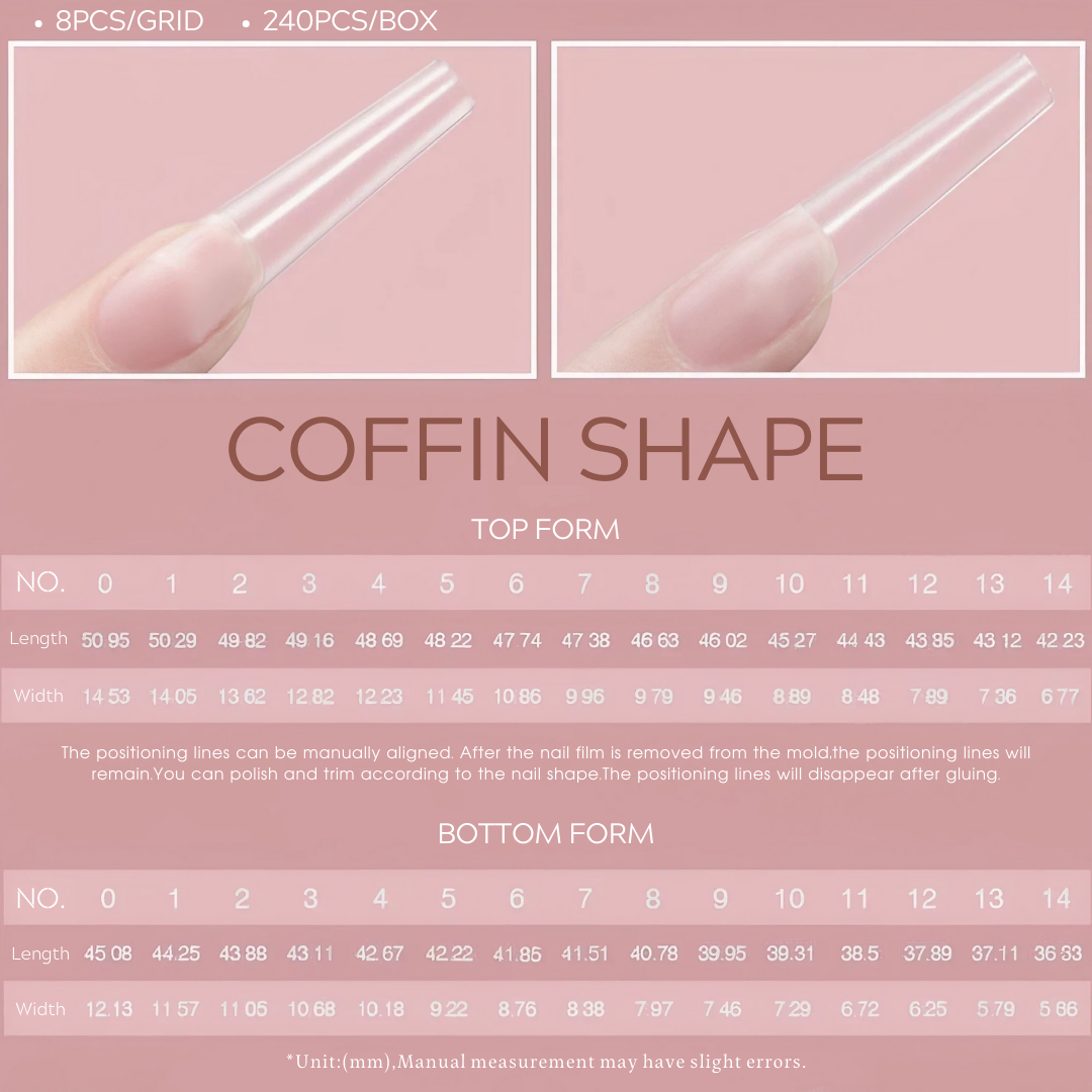 Sandwich Nail Dual Forms