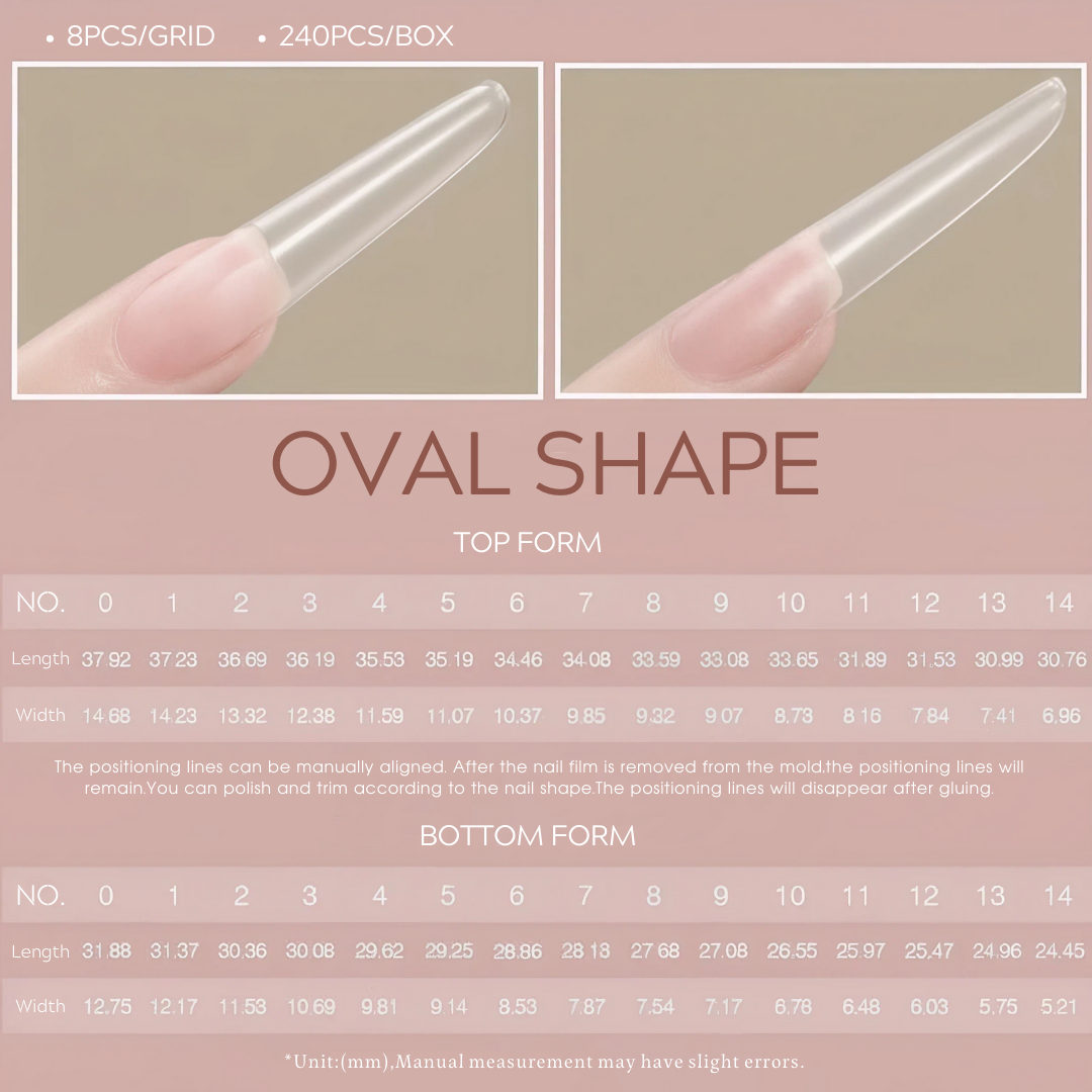 Sandwich Nail Dual Forms